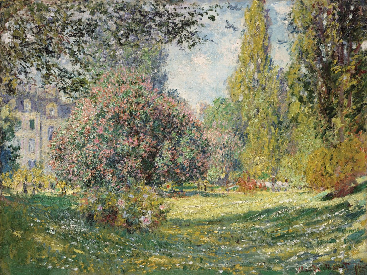 Plakat Claude Monet – Kwitnący ogród