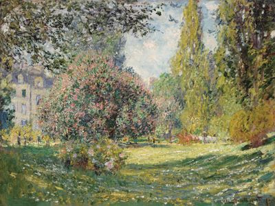 Plakat Claude Monet – Kwitnący ogród