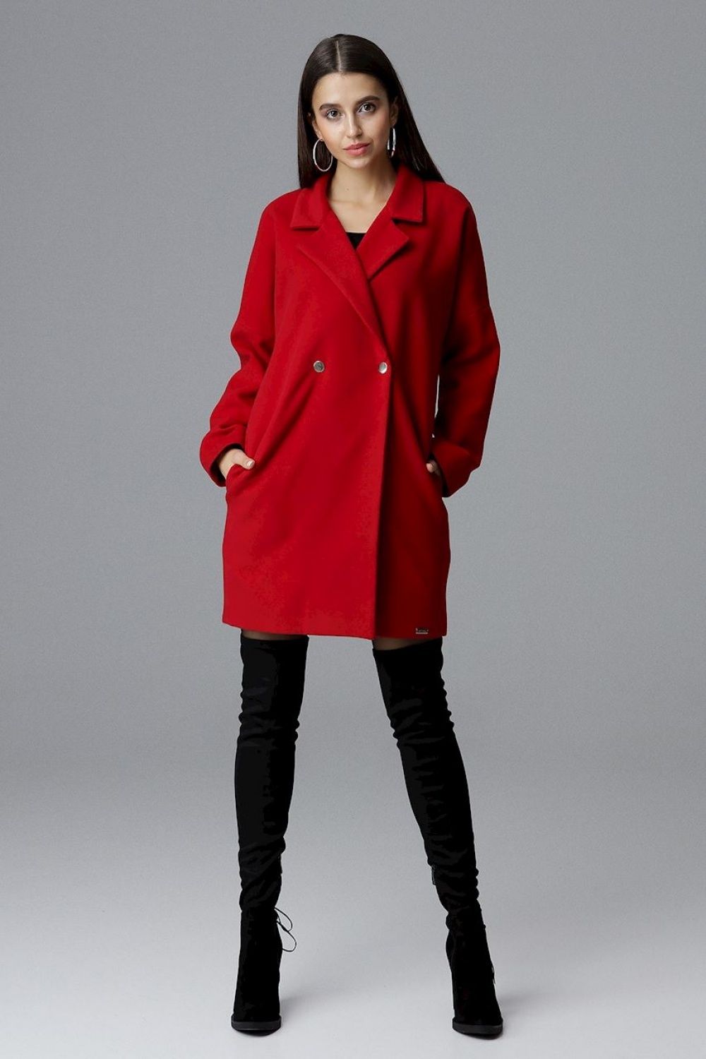 red - Coat model 124230 Figl Wholesale Clothing Online, Women`s Fashion, Shoes, Lingerie &amp; Underwear - Matterhorn