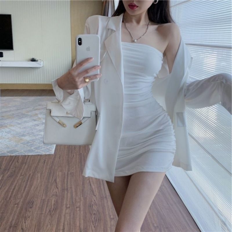 Zayra Rose Tube Top Dress Women