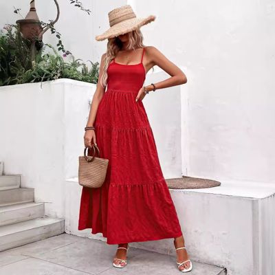 Zayra Rose 2025 Spring And Summer Women Vacation Sling Dress