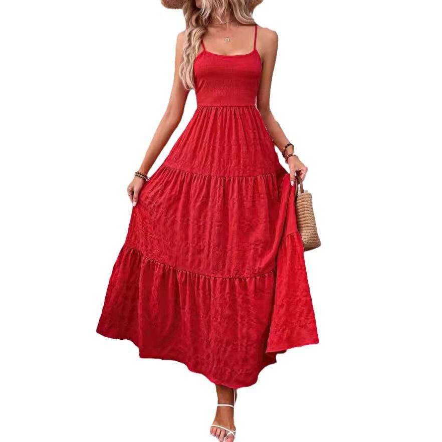 Zayra Rose 2025 Spring And Summer Women Vacation Sling Dress