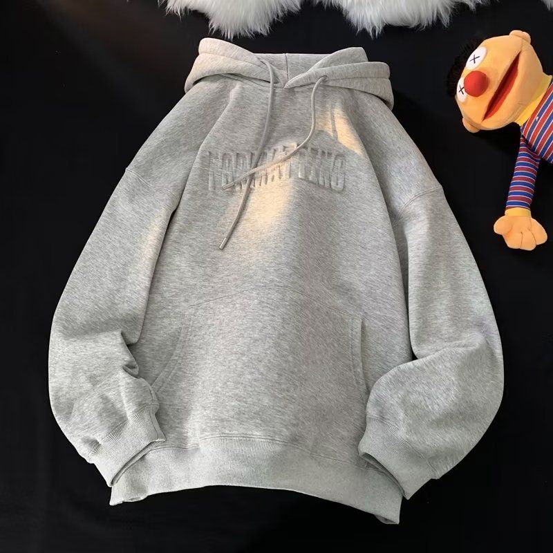 Zayra Rose Autumn And Winter Sweater Loose Type Hoodie