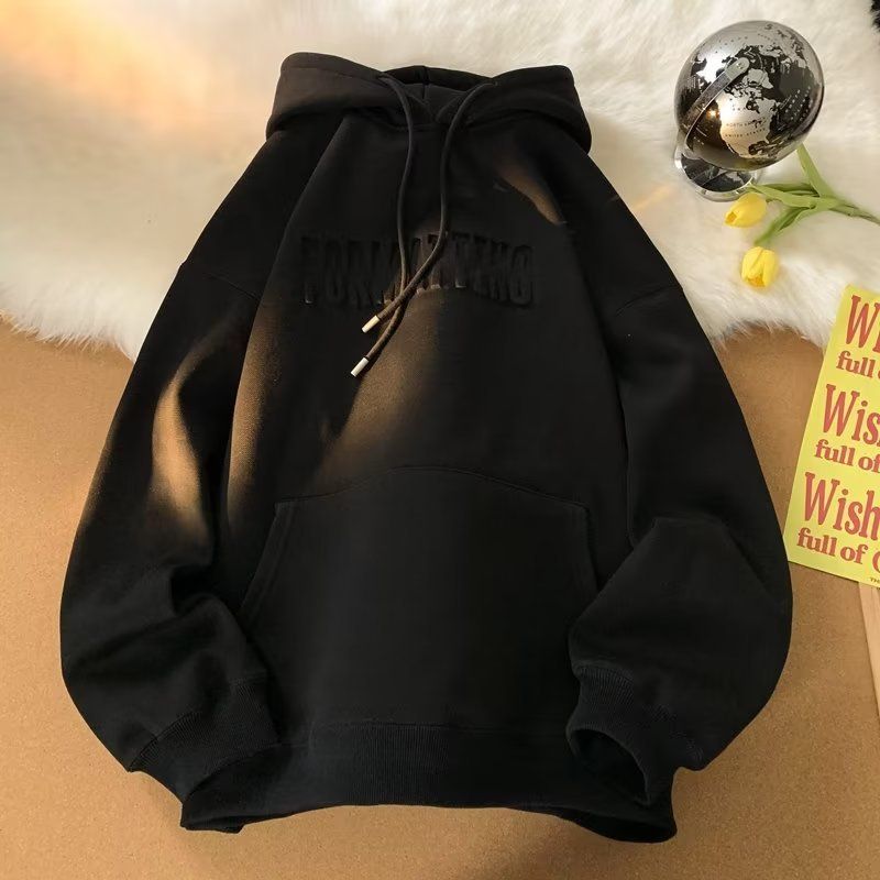 Zayra Rose Autumn And Winter Sweater Loose Type Hoodie