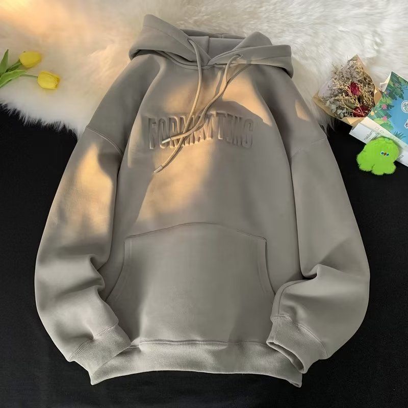 Zayra Rose Autumn And Winter Sweater Loose Type Hoodie