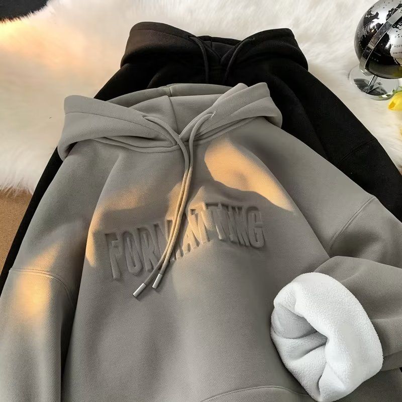Zayra Rose Autumn And Winter Sweater Loose Type Hoodie
