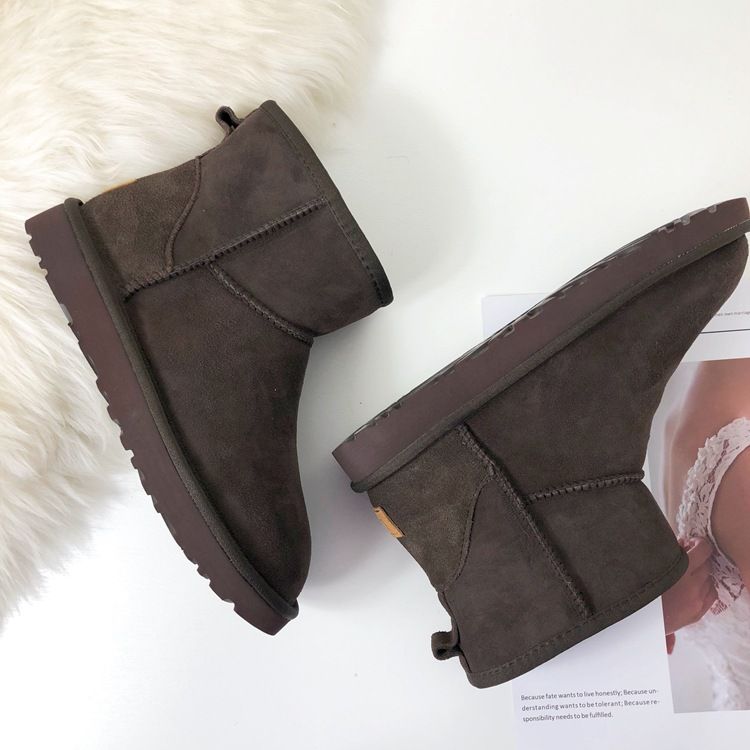 Zayra Rose Snow Boots Sangpo Snow Boots Sheepskin One Classic