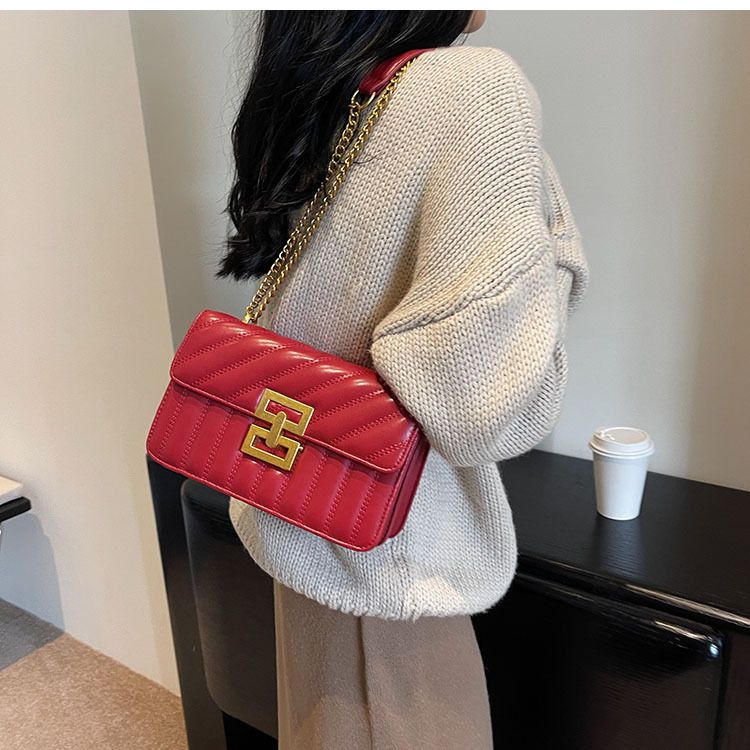 Zayra Rose Autumn And Winter Retro Small Bags For Women 2025 New Popular Popular Versatile Chain Crossbody Bag Fashionable Single Shoulder Small Square Bag