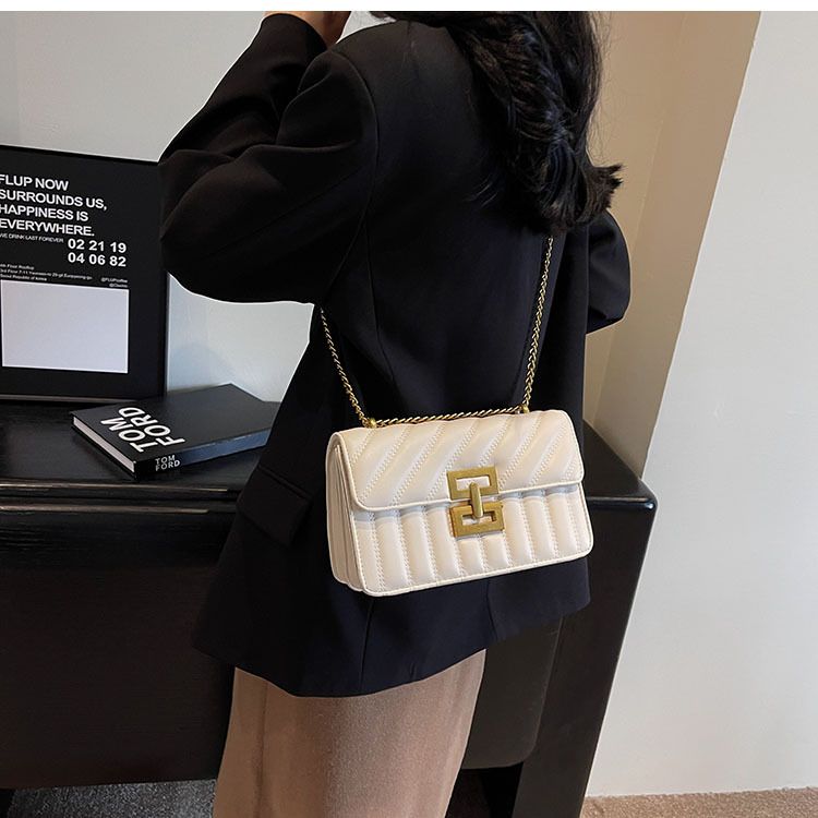 Zayra Rose Autumn And Winter Retro Small Bags For Women 2025 New Popular Popular Versatile Chain Crossbody Bag Fashionable Single Shoulder Small Square Bag