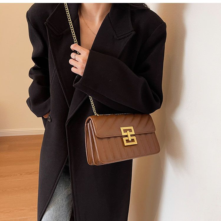 Zayra Rose Autumn And Winter Retro Small Bags For Women 2025 New Popular Popular Versatile Chain Crossbody Bag Fashionable Single Shoulder Small Square Bag