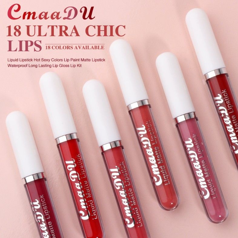 Matte Non-stick Cup Waterproof Lipstick Long-lasting Lip Gloss