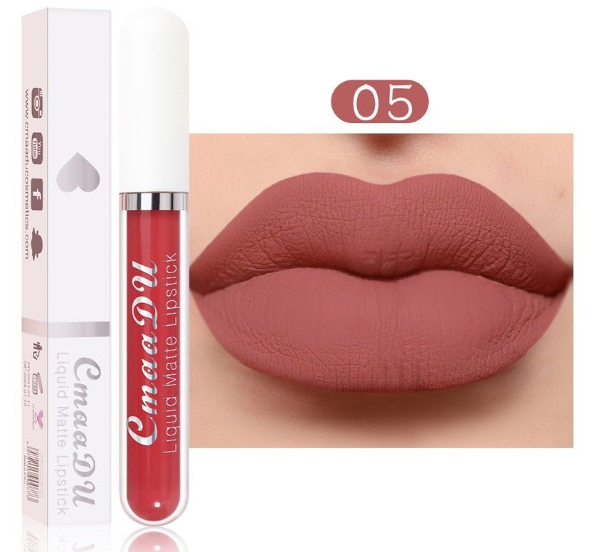 Matte Non-stick Cup Waterproof Lipstick Long-lasting Lip Gloss