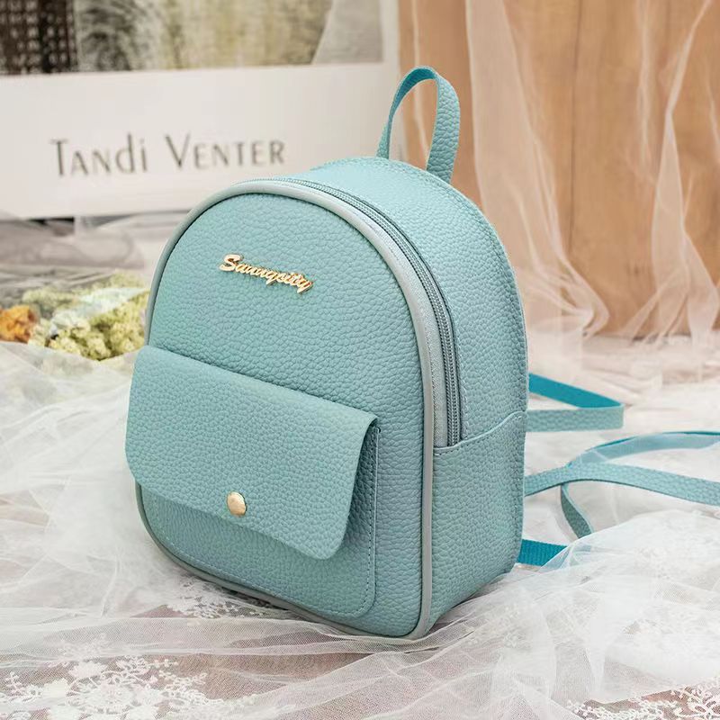 Zayra Rose Fashion Simple Korean Style Versatile Backpack