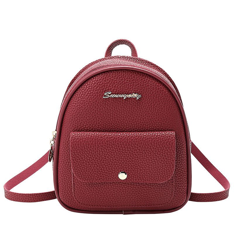 Zayra Rose Fashion Simple Korean Style Versatile Backpack