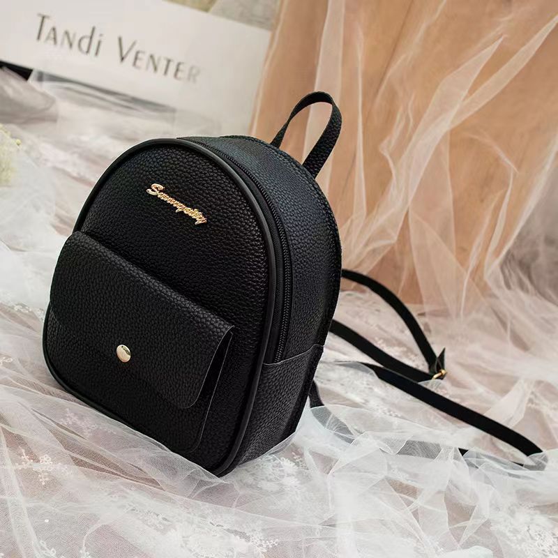 Zayra Rose Fashion Simple Korean Style Versatile Backpack