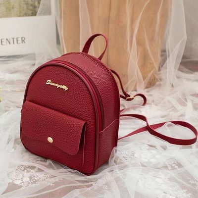 Zayra Rose Fashion Simple Korean Style Versatile Backpack