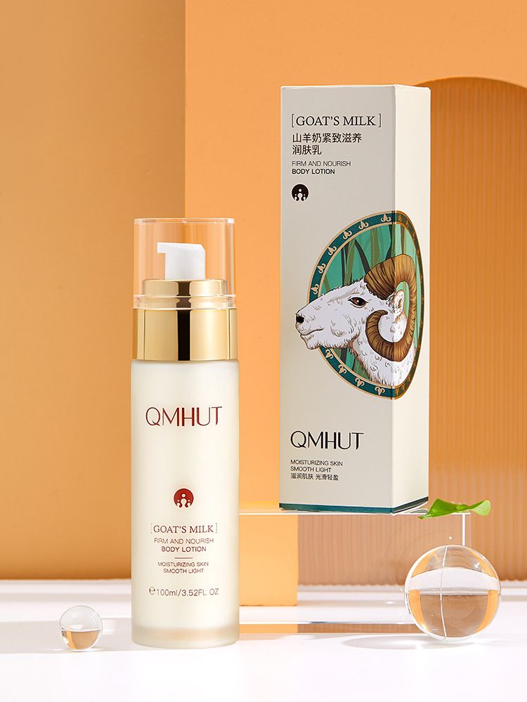 Zayra Rose Goat Milk Essence Lotion Firming And Rejuvenating Summer Hydrating And Moisturizing Facial Care Nourishing Moisturizing Lotion, Product Specifications: Qinmei Xiaowu Goat Milk Zhenrun Rejuvenation Essence Milk 100ml
