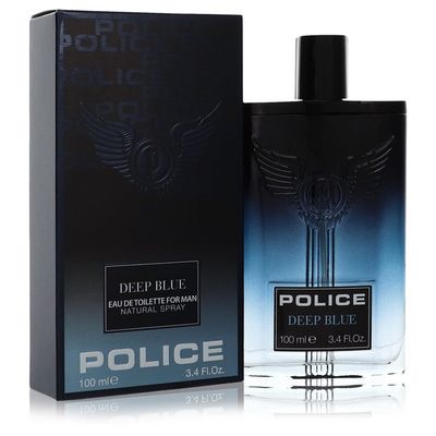 Police Deep Blue Eau De Toilette Spray By Police Colognes - Size: 100 ml Eau De Toilette Spray