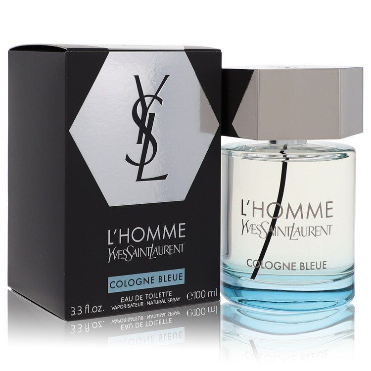 L&#39;homme Cologne Bleue Eau De Toilette Spray By Yves Saint Laurent - Size: 100 ml Eau De Toilette Spray