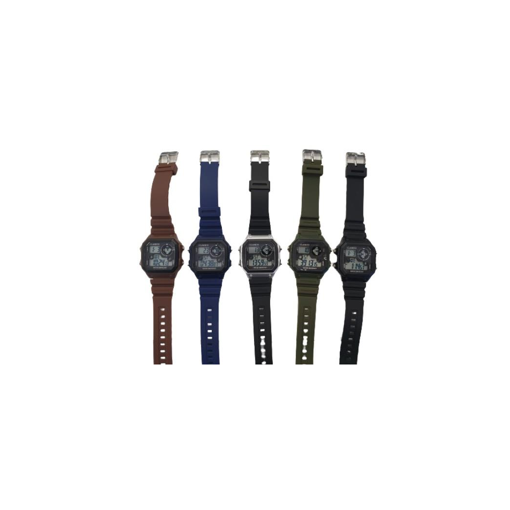 Clasico Mens Digital Assorted Colour&#39;s Watch CL-R001