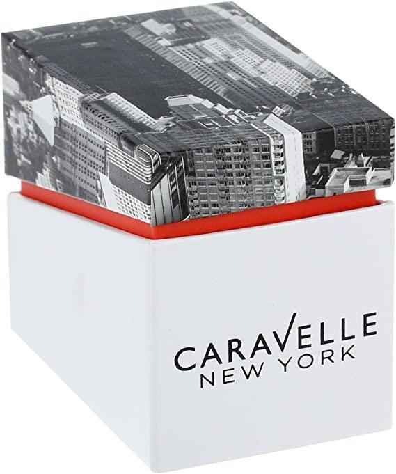 Caravelle New York Women&#39;s 43L164 Analog Display Japanese Quartz Black Watch