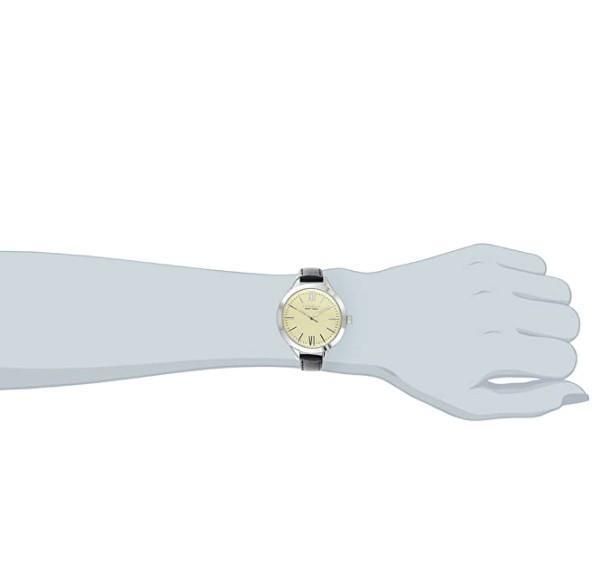 Caravelle New York Women&#39;s 43L164 Analog Display Japanese Quartz Black Watch