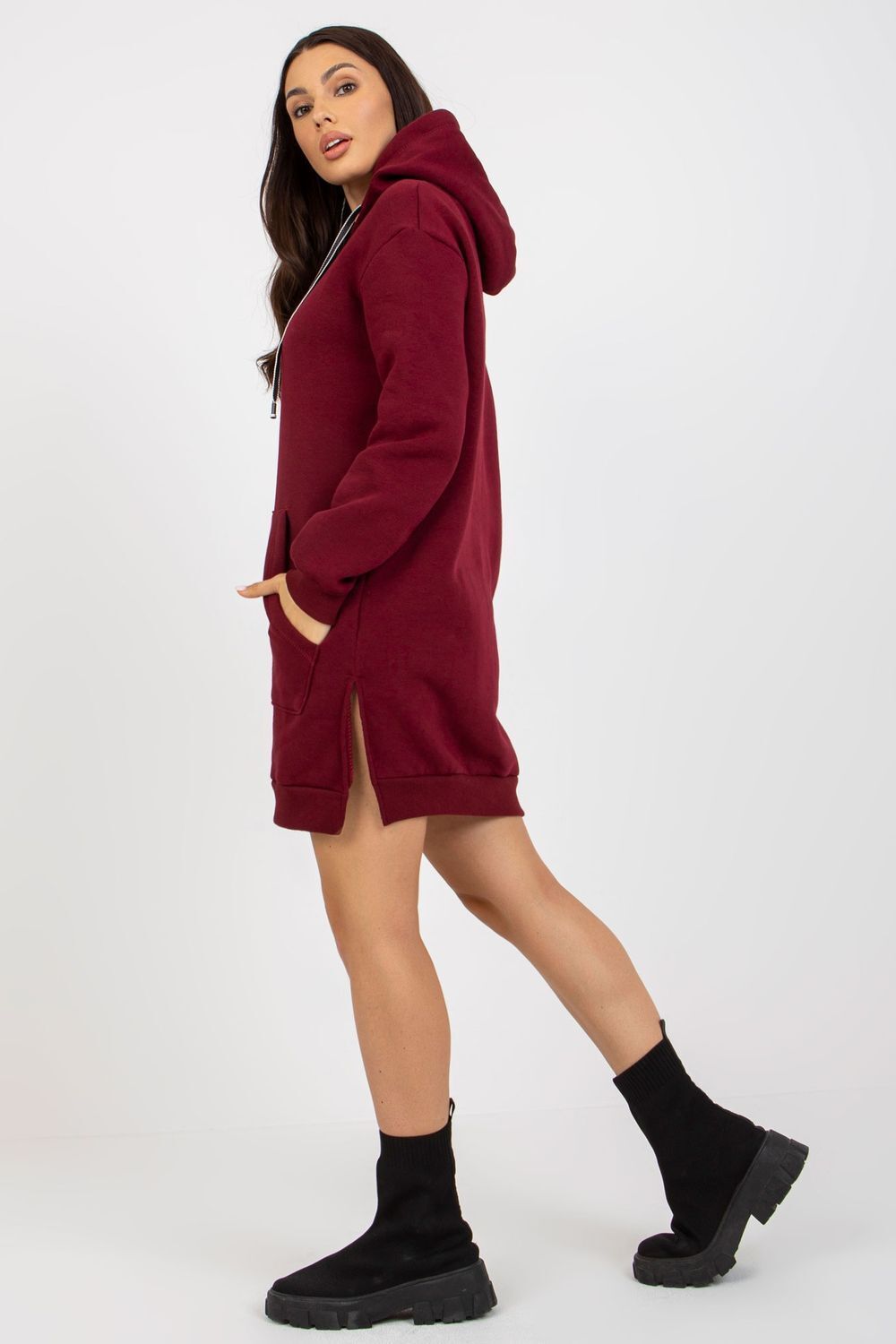Zayra Rose Red - Sweatshirt Model Fancy