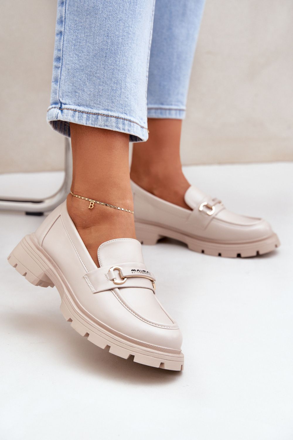 beige - Mocassin model 206808 Step in style