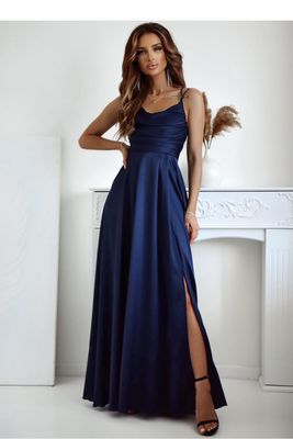 navy blue - Long dress model 208832 With You