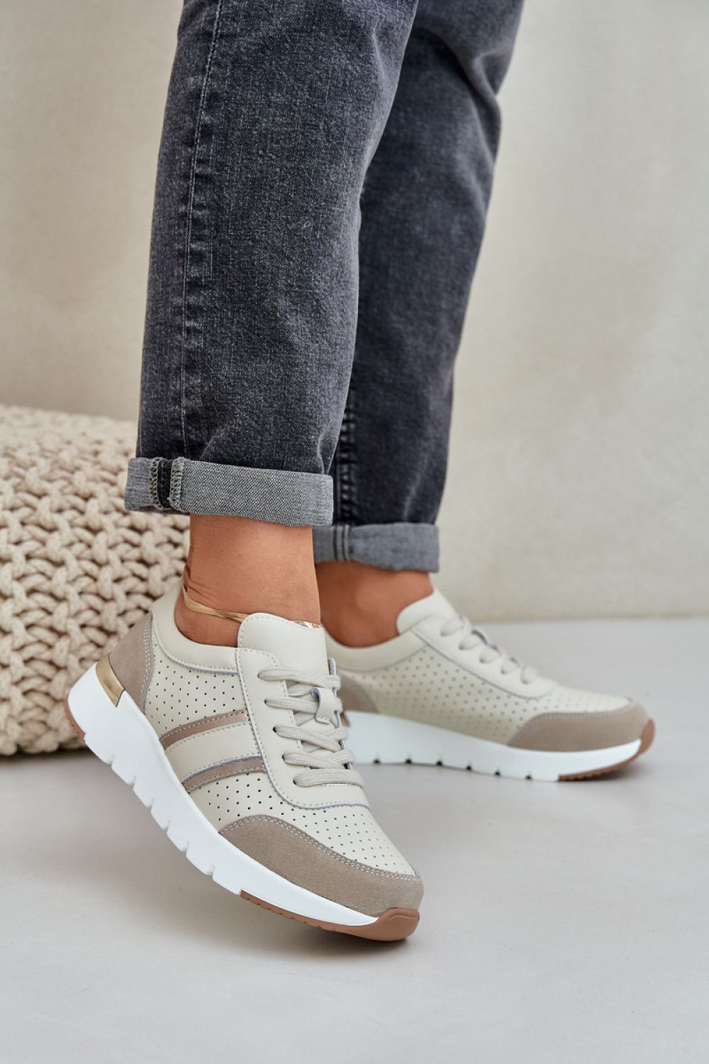 beige - Sport Shoes model 208535 Step in style
