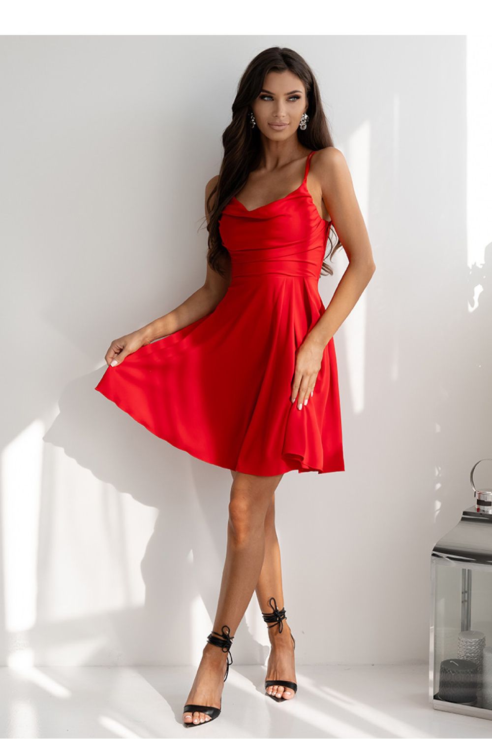red - Short dress model 208837 With You