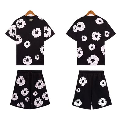 Printed Short Sleeve Suit Casual Loose Sportswear
