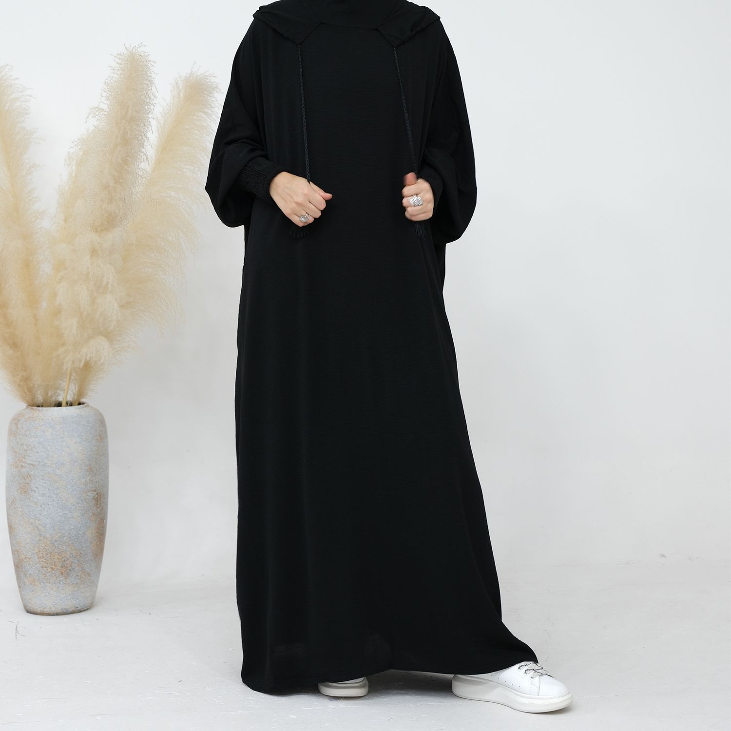 Loriya Middle East Dubai Turkey Solid Color  Solid Color Dress LR663