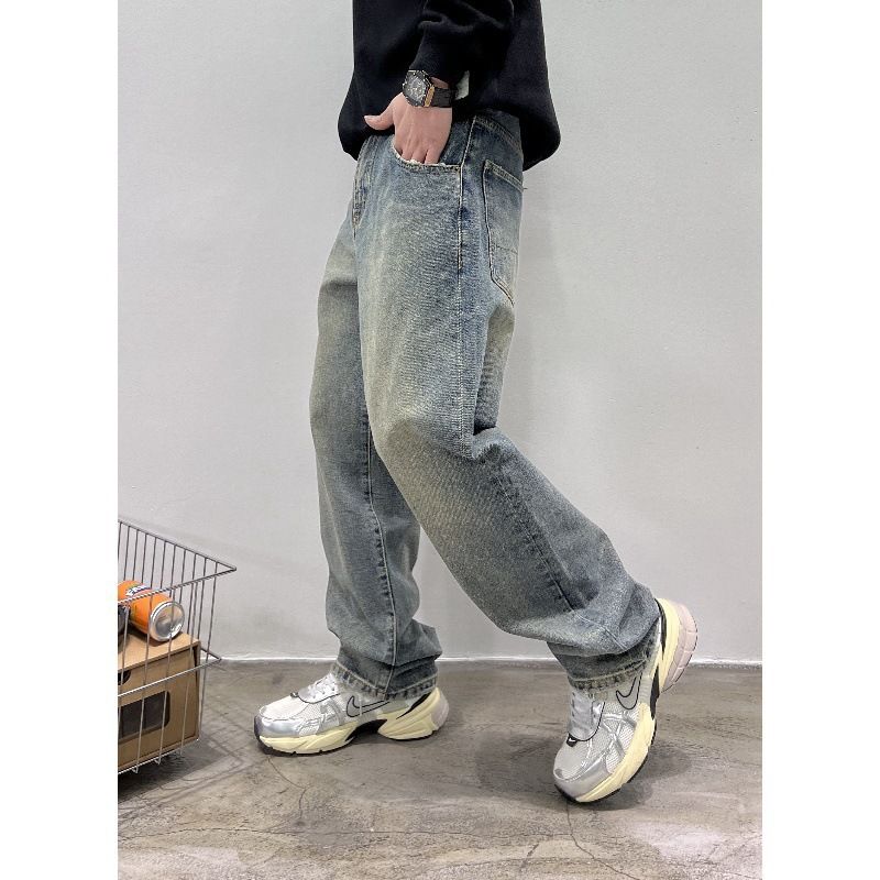 Jeans Me Autumn New Loose Straight Leg Pants