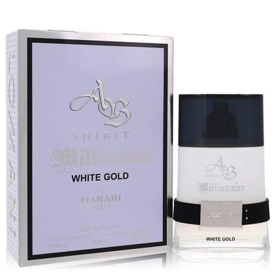 Ab Spirit Millionaire White Gold Eau De Parfum Spray By Lomani - Size: 100 ml Eau De Parfum Spray