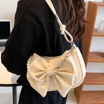 Zayra Rose Enchanted Rosebud Ribbon-Embellished Crossbody Bag – Whimsical &amp; Versatile Everyday Charm