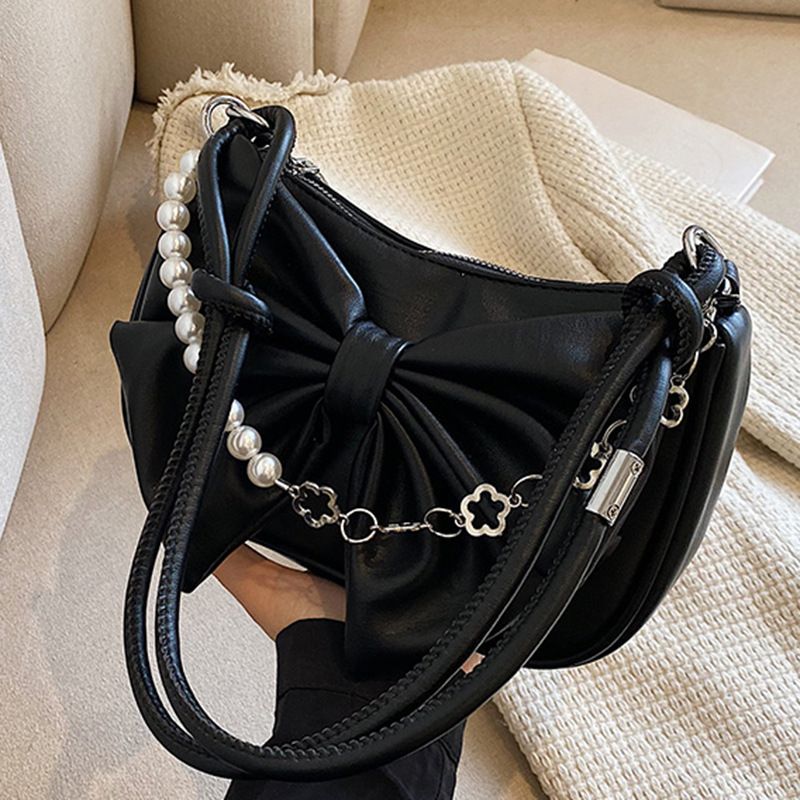 Zayra Rose Enchanted Rosebud Ribbon-Embellished Crossbody Bag – Whimsical &amp; Versatile Everyday Charm