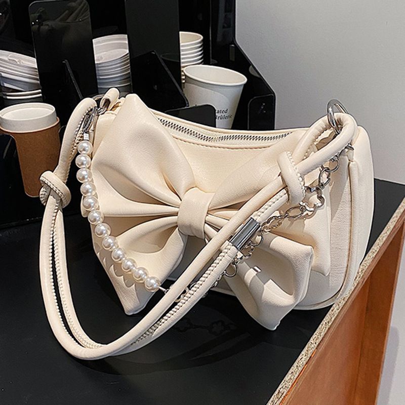 Zayra Rose Enchanted Rosebud Ribbon-Embellished Crossbody Bag – Whimsical &amp; Versatile Everyday Charm