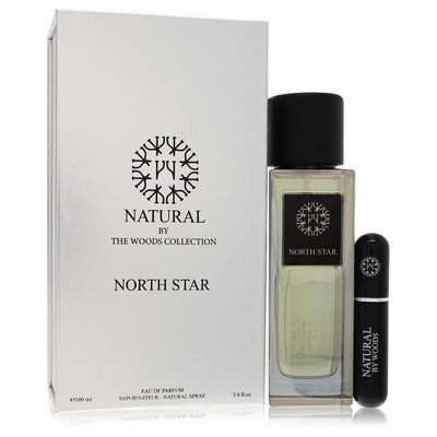 The Woods Collection Natural North Star Eau De Parfum Spray with Mini Refillable Spray (Unisex) By The Woods Collection - Size: 100 ml Eau De Parfum Spray with Mini Refillable Spray