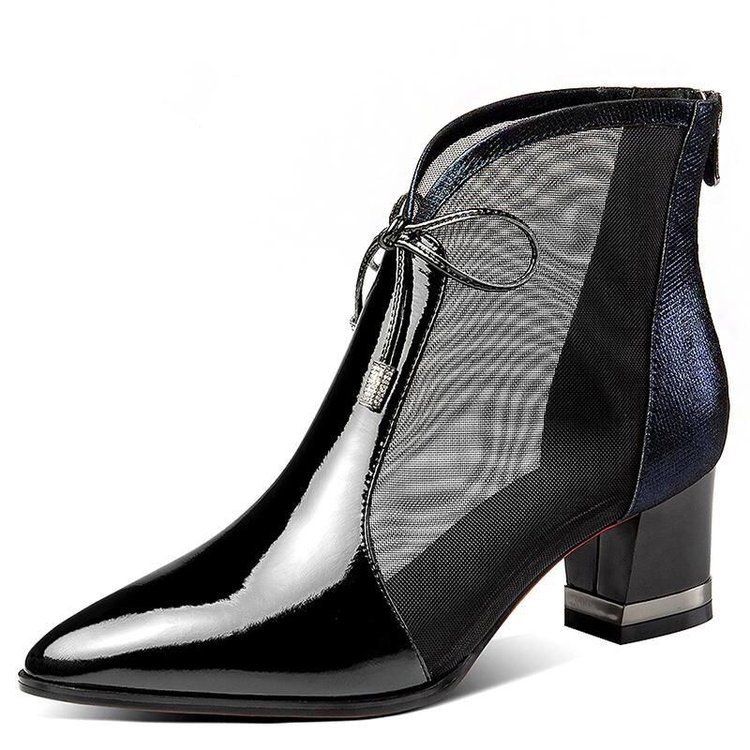 New Hollow Mesh Baotou Sexy Bow Sandals Sandals Women