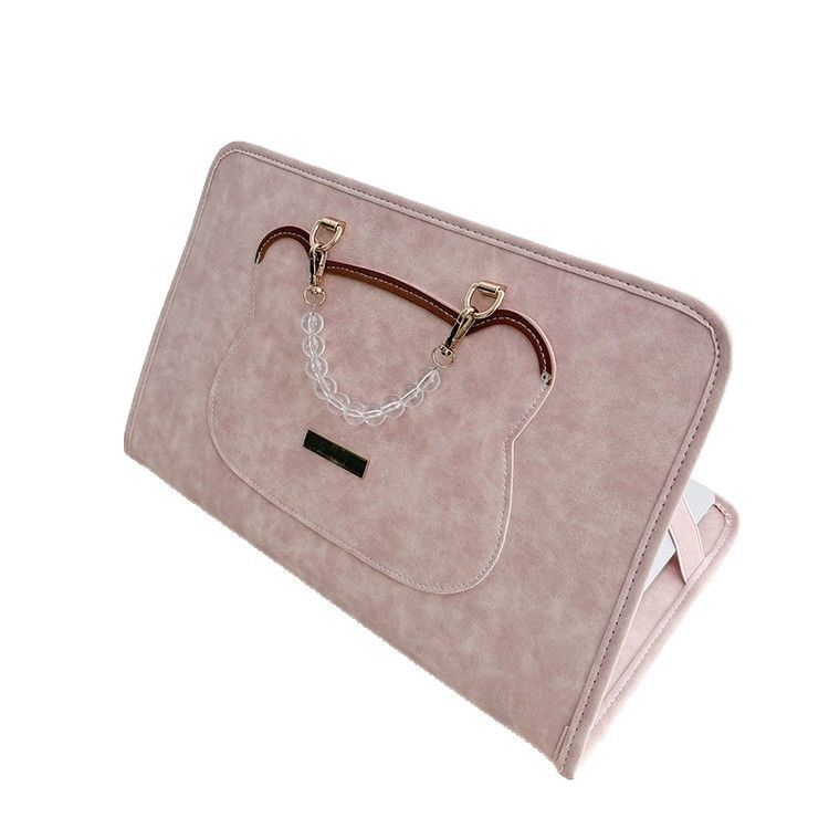 Aesthetic Laptop Sleeve for 13 14 15 16 inch MacBook Air Pro, Cute Protective Computer Case for Women, Soft Padded Notebook Bag in Pink, Dark Gray, Peacock Blue