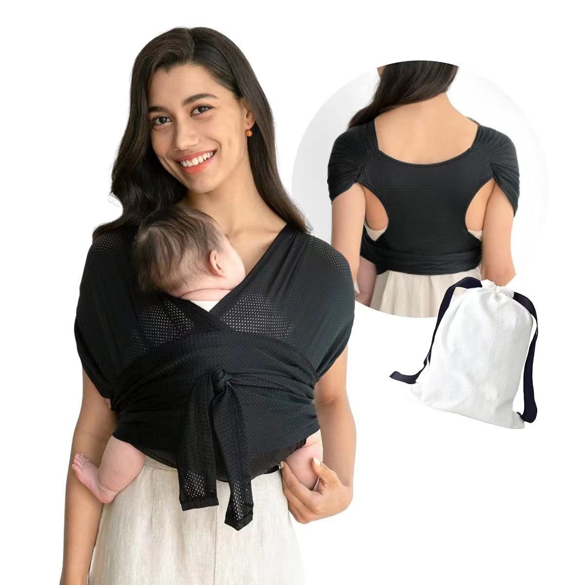 Baby Wrap Carrier | Hands Free Baby Carrier Sling
