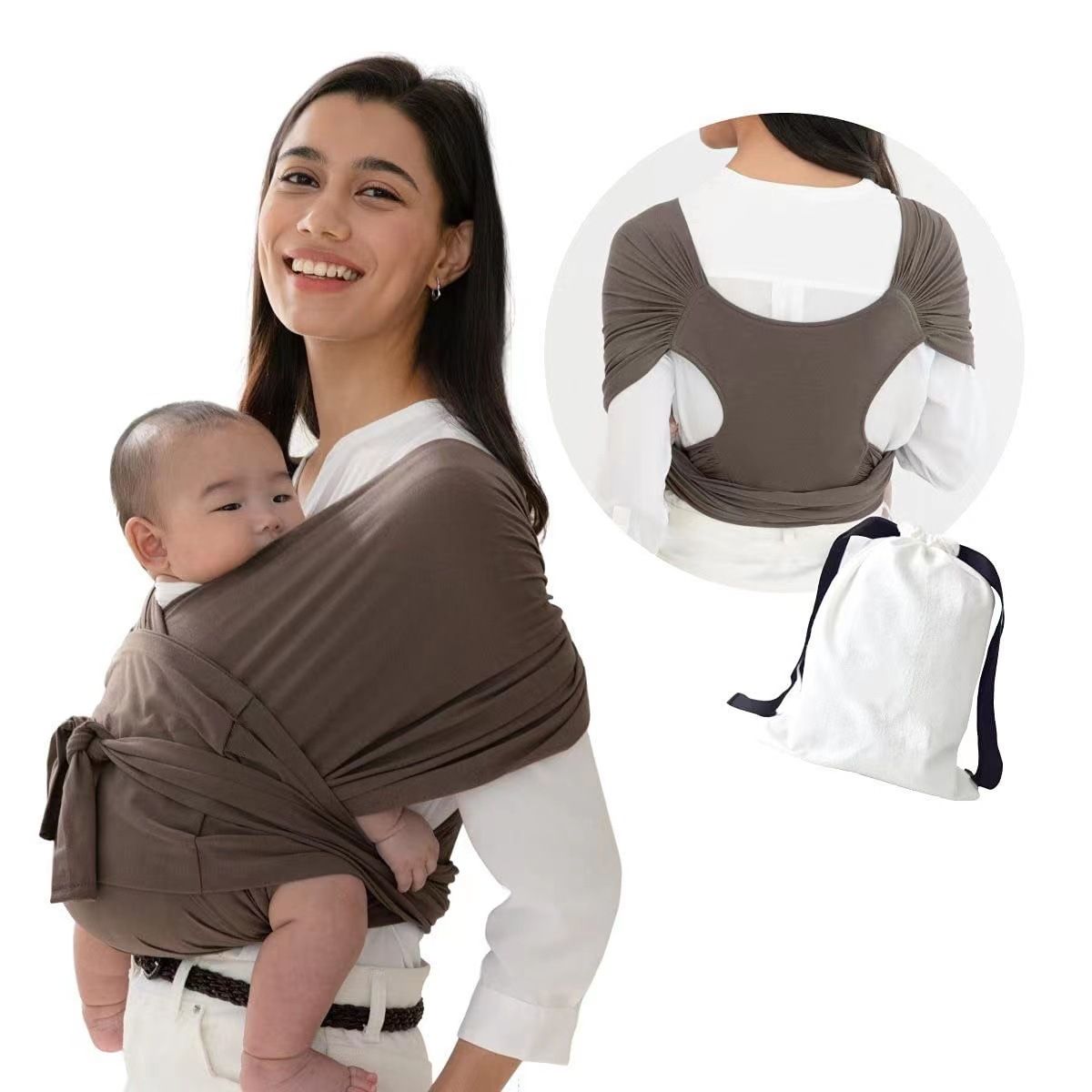 Baby Wrap Carrier | Hands Free Baby Carrier Sling