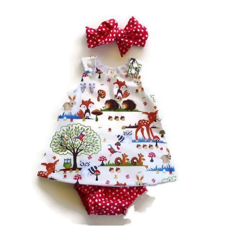 Baby Suit Girl Baby Baby Three-Piece Shorts + Headband + Dress Christmas