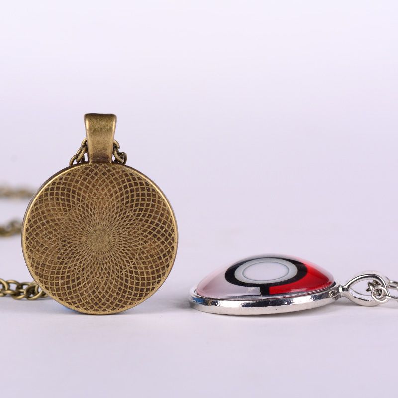 Necklace Tree Of Life Time Stone Necklace DIY Alloy Retro Glass Necklace
