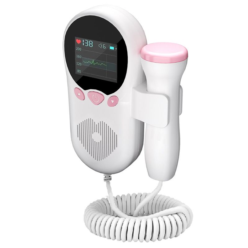Fetal Heart Meter Fetal Heart Rate Monitor Home Doppler Pregnant Women Listen To Fetal Heart English Neutral Fetal Heart