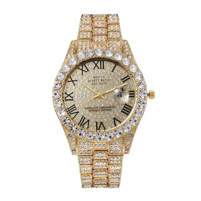 ✨ THE STARLIGHT CHRONO ✨ | Men&#39;s Full Pavé Diamond-Cut Luxury Watch