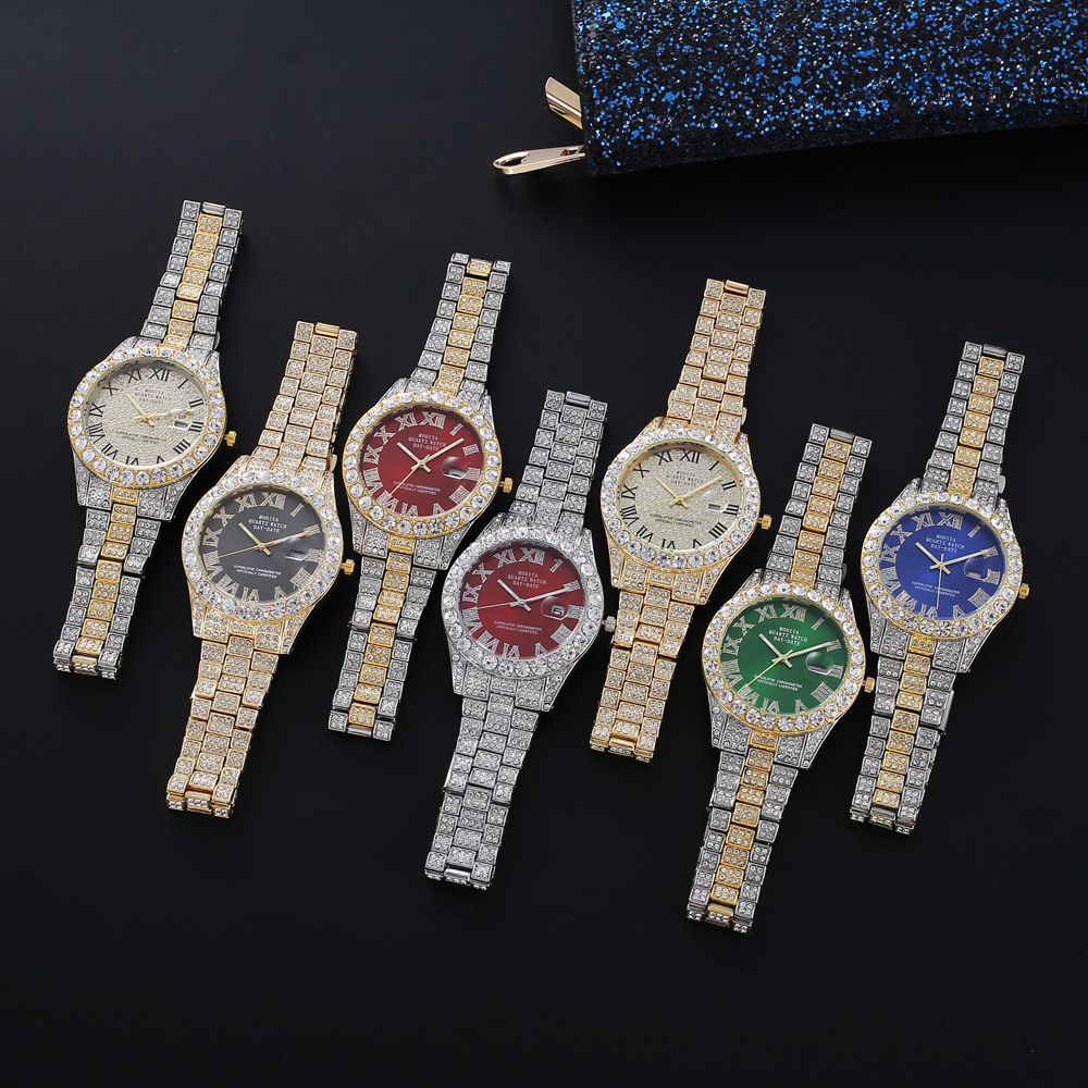 ✨ THE STARLIGHT CHRONO ✨ | Men&#39;s Full Pavé Diamond-Cut Luxury Watch