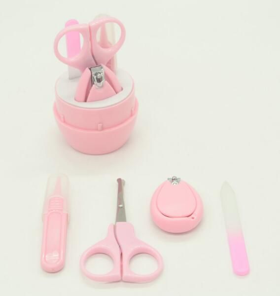 Baby Scissors Nail Clippers creative children nail clippers nail clippers baby care suit, Color Classification: Pink