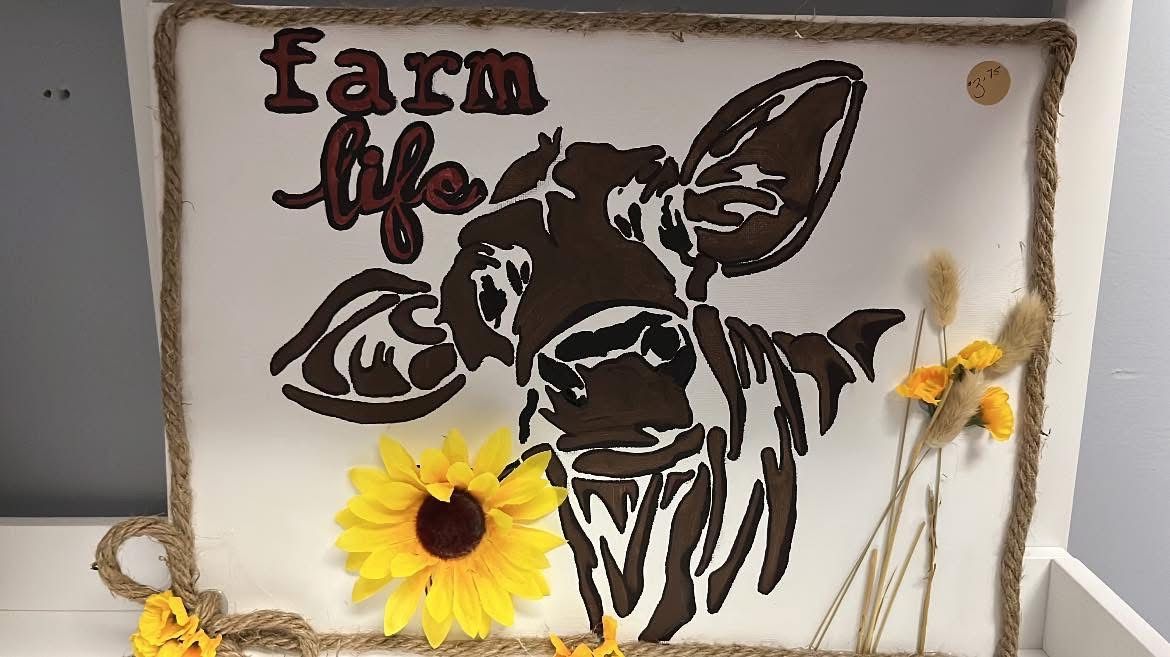 Farm life canvas